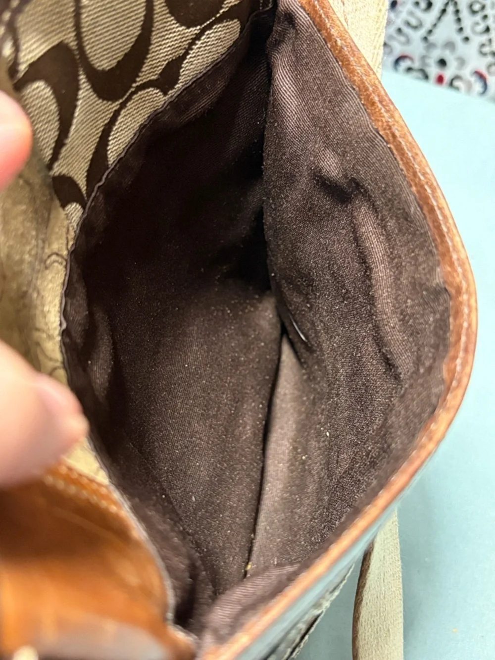 COACH Holiday Patchwork Animal Print Swingpack Messenger Crossbody Bag - Picture 8 of 11